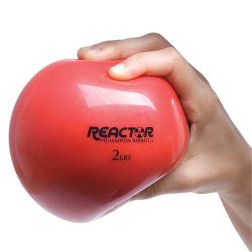 2-Pound Red Hand Held Fitness Balls for Matwork Routines