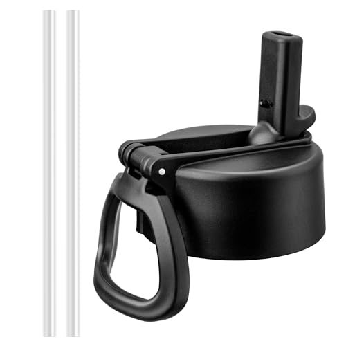 Straw Cap Replacement Lid for Hydro Flask & Takeya Wide Mouth Water Bottles