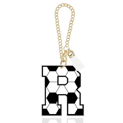 Personalized Soccer Initial Letter Charm for Stanley Cup - R-Soccer