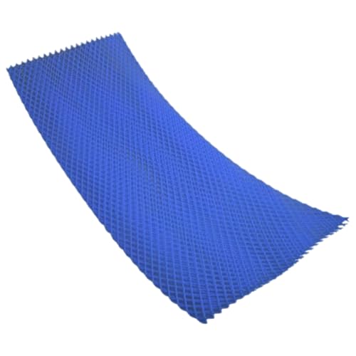 Universal Dive Tank Mesh Cover - Blue, Customizable Length, Scratch Protection
