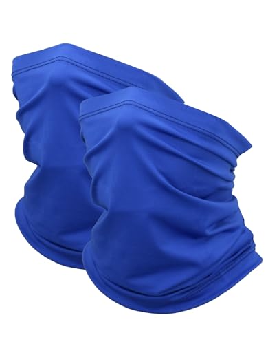Cooling Neck Gaiter Face Mask - UPF 50+ UV Protection - Royal Blue