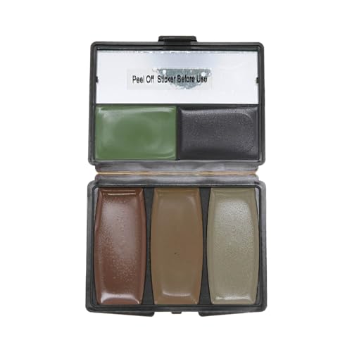 Camo-Compact Makeup Kit - 5 Color Military Forest Concealment