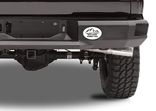 Hike More Worry Less Sticker Decal - Perfect for Cars & Trucks