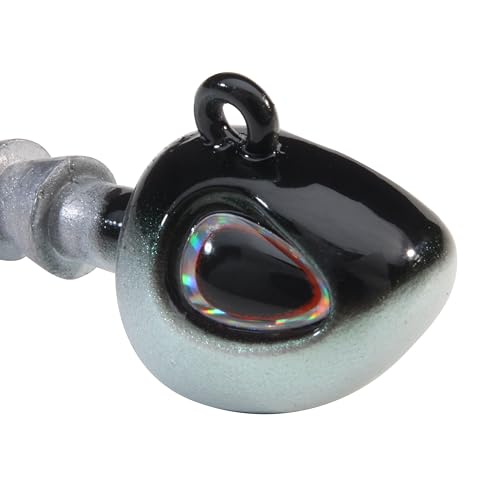 Hybrid Fishing Jigheads - 1/32 oz Fish Head - 4 Hook Size