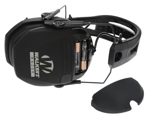 Walker's Razor Tacti-Grip Shooting Earmuffs - One Size, Black