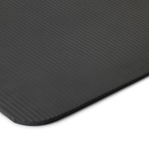 Extra Thick Yoga Mat with Carrying Strap - 1/2 Inch NBR Foam