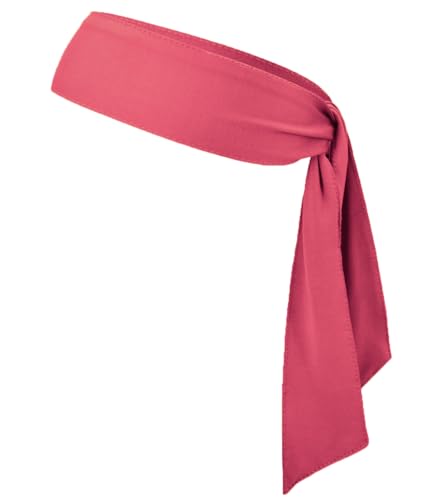 Sport Tie Headbands - Pink Sweatband for Soccer & Basketball