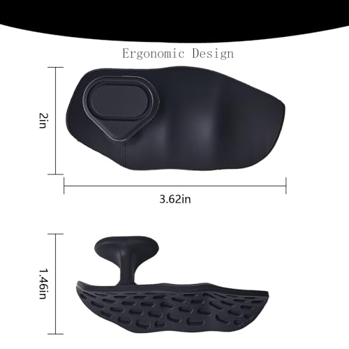 Anti-Slip Rubber Weight Grips for Weight Lifting - Gray & Black