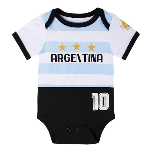 Soccer-Themed Baby Bodysuit 3-6 Months - Sporty Infant Onesie