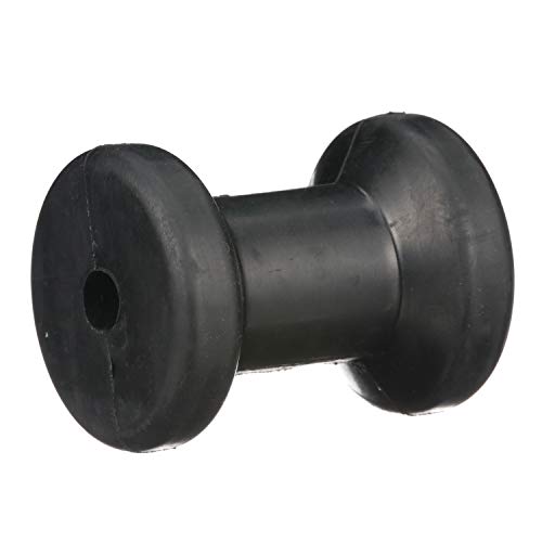 4-Inch Rubber Keel Roller for Boat Trailers - Heavy-Duty Hull Support