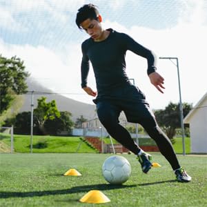 Speed Agility Ladder Training Set - 12 Rungs, 20ft, 6 Cones, Resistance Parachute - Yellow