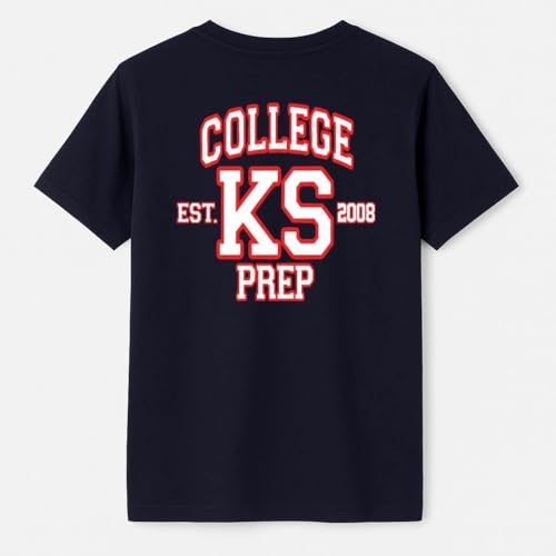 Youth Graphic Crewneck T-Shirt - Navy Sharpcollege Prep - 18-20