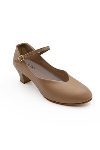 Capezio Women's Jr. Footlight Character Shoe Caramel 7 - Dance Performance Shoe