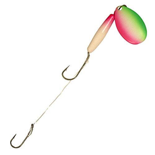 Floating Harness with #4 Indiana Blade - 40" Snell - Chartreuse