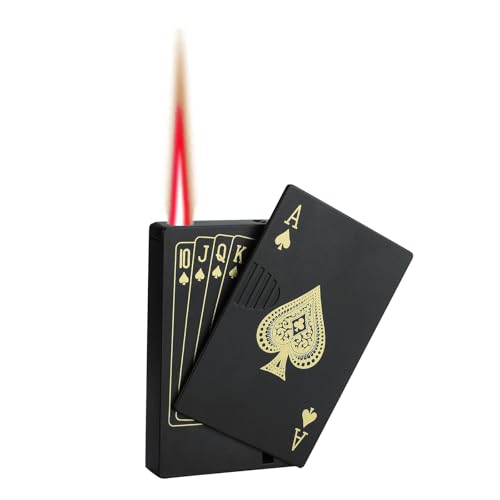 Jet Red Flame Torch Lighter - Windproof, Refillable, Durable Design