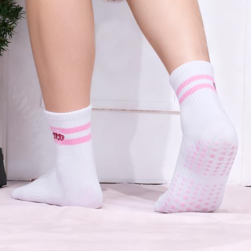 Non-Slip Pilates Grip Yoga Socks for Women - 1 Pack Girl
