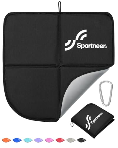 Lightweight Waterproof Folding Seat Pad - Black - 15.75" x 15.75"