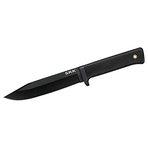 Cold Steel SRK 6-Inch Fixed Blade Knife Black Handle Tactical Survival Knife
