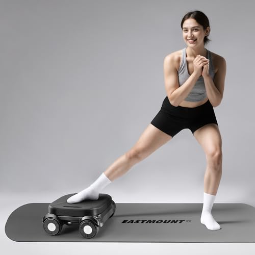 Pilates Reformer Board - Automatic Ab Roller for Home Workout - Black