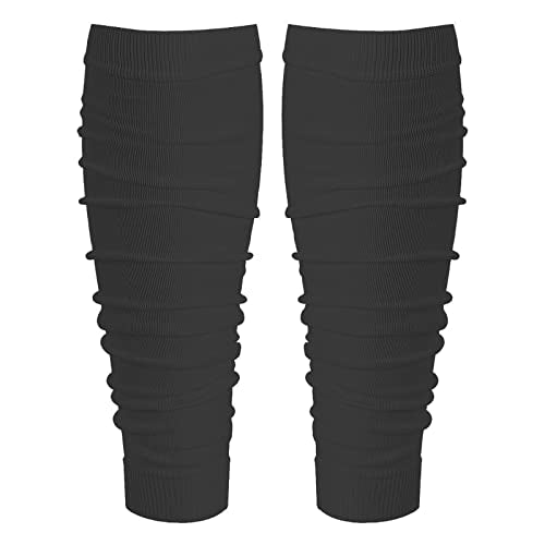 Calf Compression Leg Sleeves for Football & Sports - Black, Medium