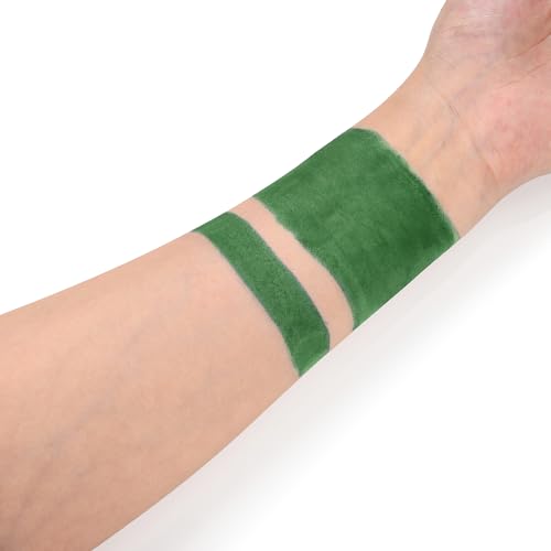 Green Anti-Glare Eye Black Stick - Sweat-Proof Grease Paint for Athletes