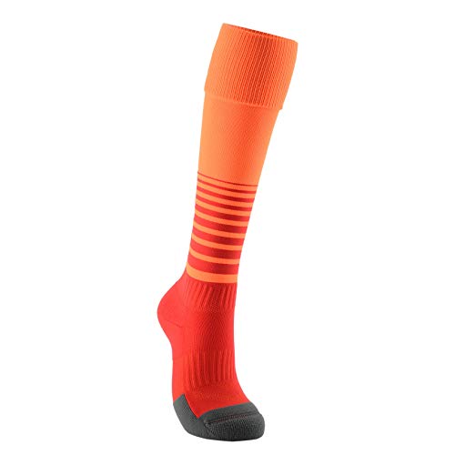 Boys Cushioned Knee-High Athletic Soccer Socks - Small Orange
