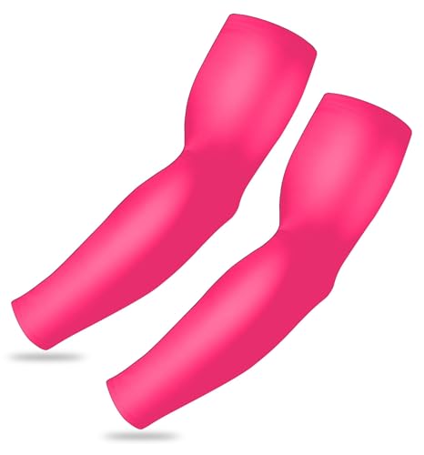 Compression Baseball Arm Sleeve - Pink Youth Small