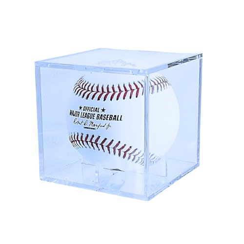 Acrylic Baseball Display Case with UV Protection - 1 UV Cube