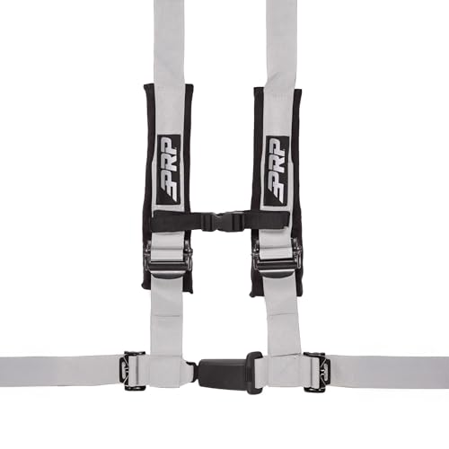 4 Point 2" Harness with 2-Inch Padding - EZ Adjusters, Silver
