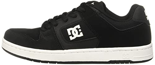 DC Men's Manteca 4 Casual Skate Shoe Black/White 3.5