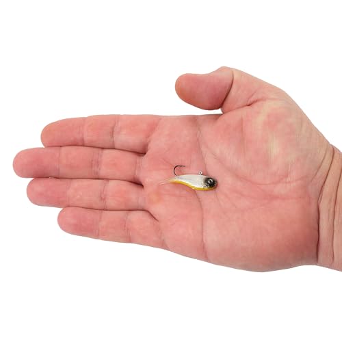 Power Vibe Lipless Fishing Lure - 1 1/2 in, 1/16 oz - Yellow Belly
