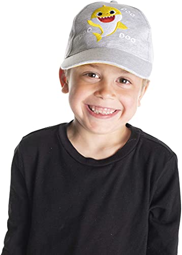 Pinkfong Baby Shark Toddler Baseball Cap 2-4T Gray Adjustable Hat