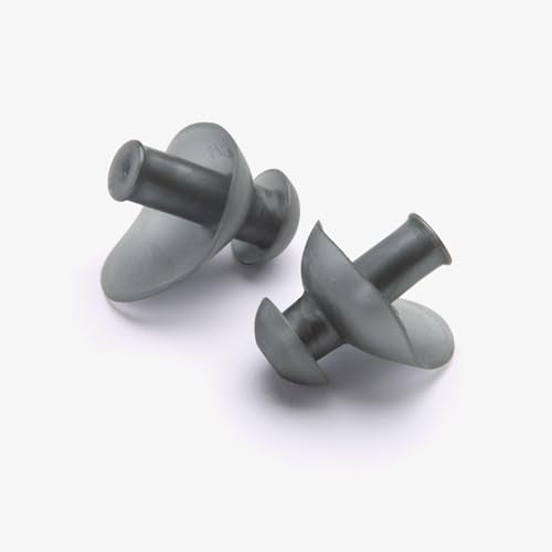 Waterproof Reusable Ear Plugs - Adult Ergo Grey - 1 Pair