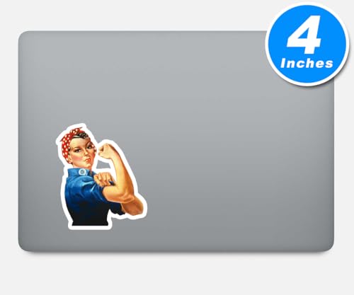 Rosie The Riveter Sticker Pack - 2.5 Inch Vinyl Decals