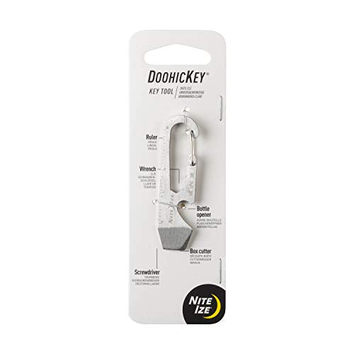 Stainless Steel Keychain Multi-Tool with Carabiner - 1 Pack