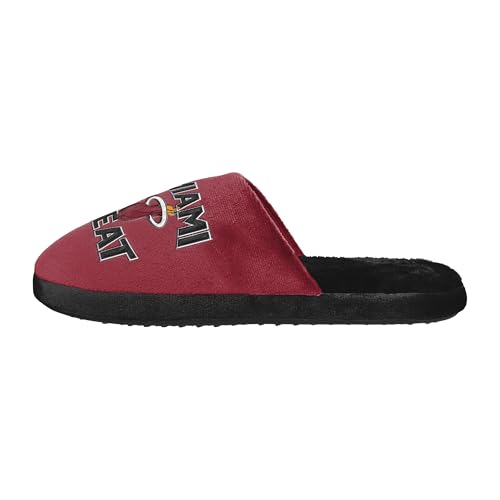 NBA Men's Logo Slide Slippers - Miami Heat 13-14 Size