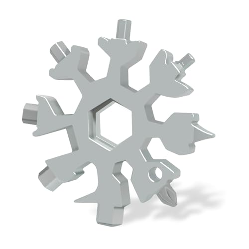 18-in-1 Snowflake Multitool - Durable Multi-Function Tool for Men