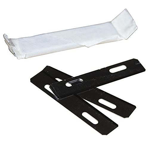 Dr. Shrink DS-007R Professional Film Cutting Knife Replacement Blade - Pack of 10, Silver