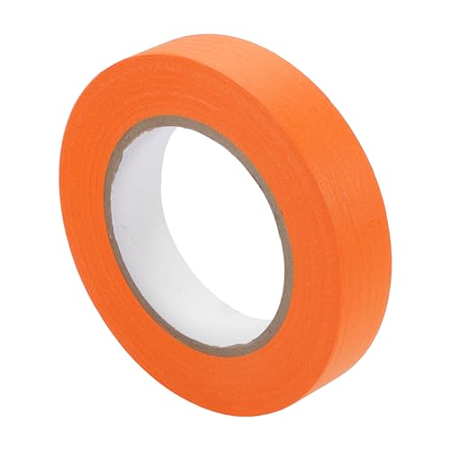Masking Tape, 1 Inches x 60.1 Yards DIY Car Auto Paint Painters Tape Orange, 1 Pc