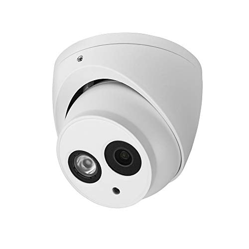 R-Tech 2MP TVI Turret Dome Camera with Matrix IR Night Vision, 4-inch Security Analog Camera, IP 67 Outdoor Weatherproof, Full Metal Housing, 4-in-1 AHD/CVBS/CVI/TVI - 2.8mm Fixed Lens