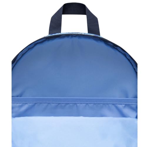 Light Blue Graphic Print Unisex Backpack with Pencil Pouch