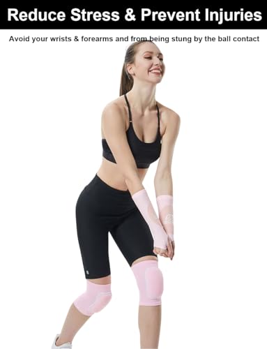 Volleyball Arm Sleeves for Kids & Adults - Small Black