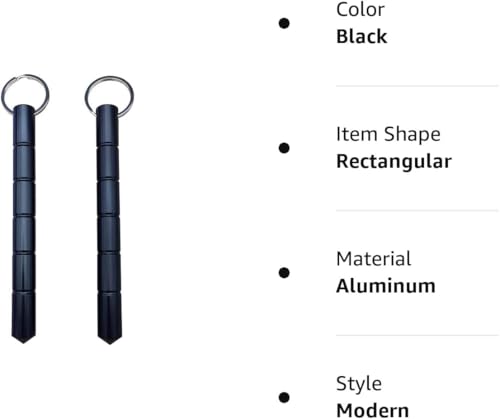 Aluminum Keyring Self Defense Tool - Blunt Force 2-Pack