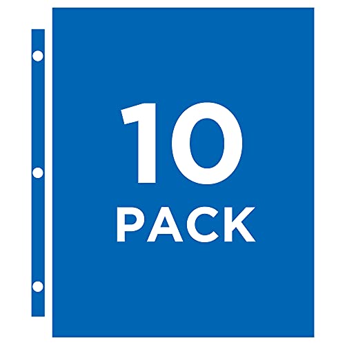Trading Card Pages - 9 Pocket for 3 Ring Binder, Pack of 10, One Size
