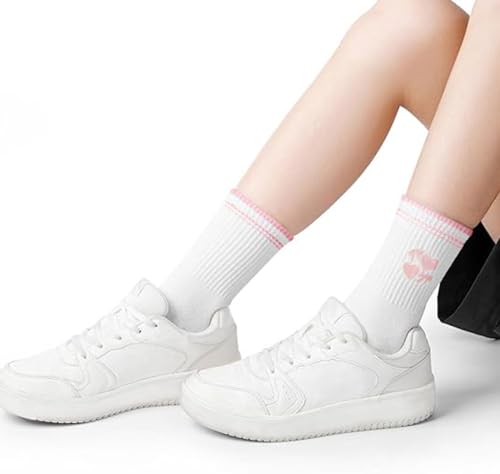 Non-Slip Pilates Socks for Women - Grippy Yoga Crew Sock - One Size