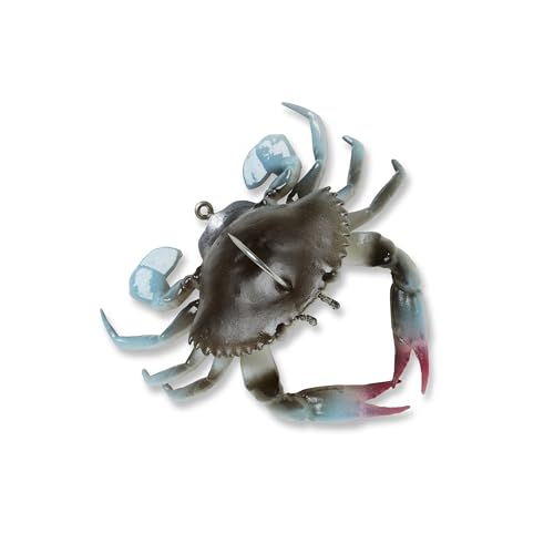 3D Crab TPE Fishing Soft Bait - Blue Crab / 1/4 oz