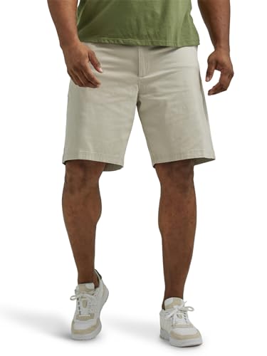 Men's Big & Tall Extreme Motion Flat Front Shorts - 33 Stone