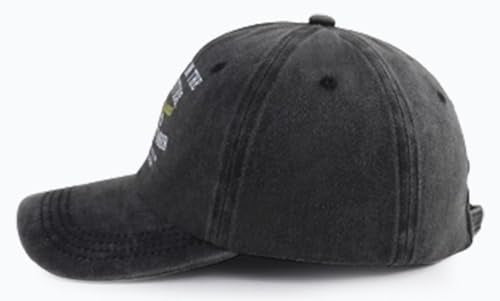 Built in the Forties Baseball Hat for Men & Women - Black Cotton, Original 90s & 80s Style