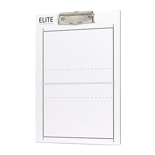 Volleyball Coaching Clipboard - Double-Sided Dry Erase Whiteboard