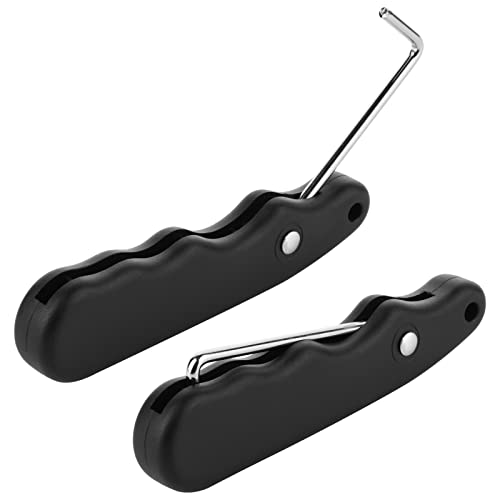 Skate Lace Tightener Tool - 2 Pcs Foldable Stainless Steel